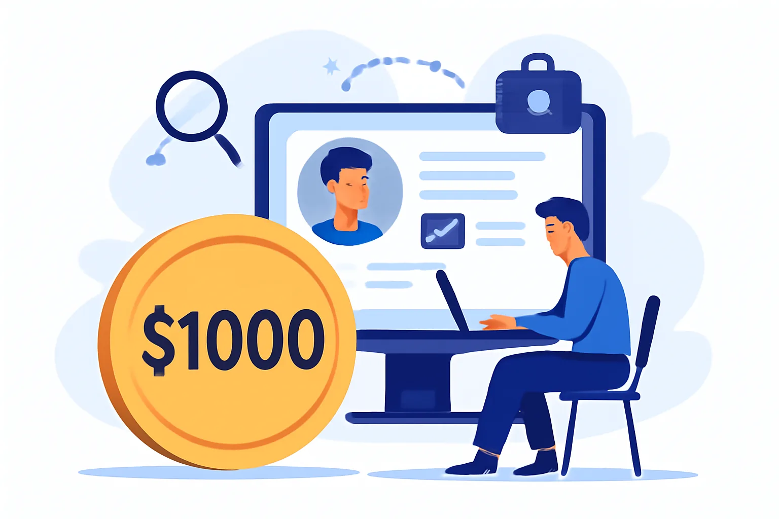 Сколько стоит нанять фрилансера через ProFreelance при бюджете 1000 долларов